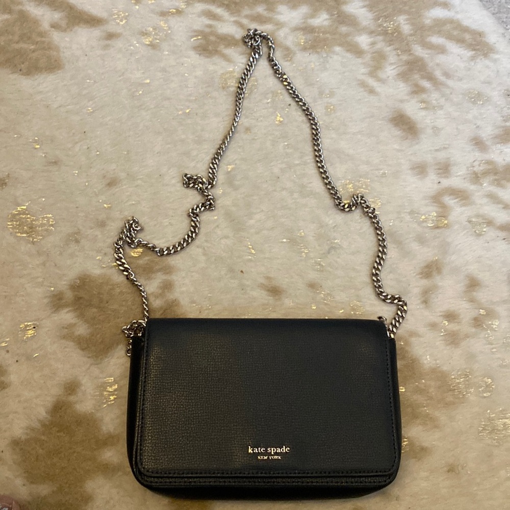 Kate Spade Black Crossbody with chain